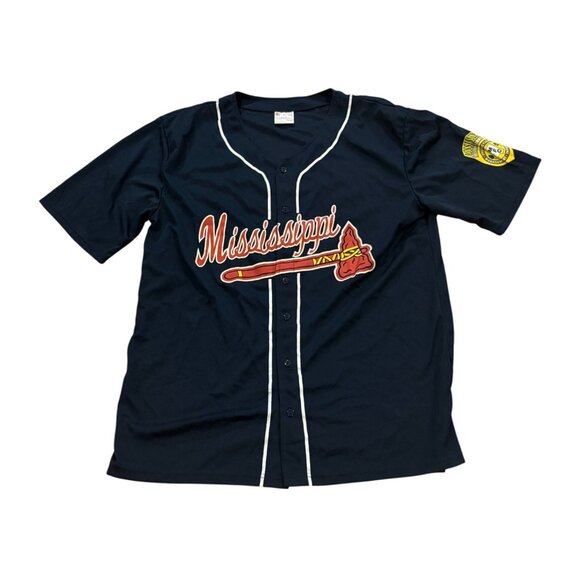 Vintage Mississippi Braves Stadium Giveaway Minor League Baseball Jersey 2XL - Picture 1 of 7